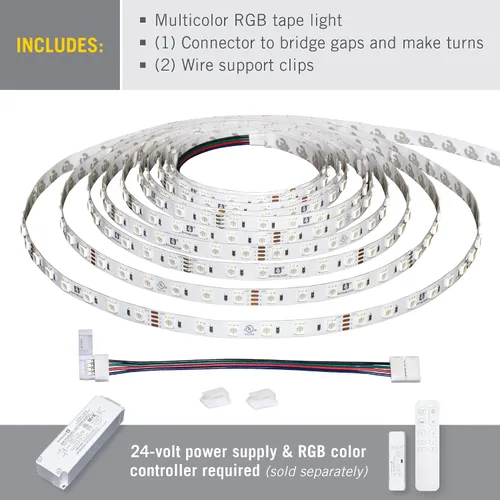 Miniatura 2 de Armacost Lighting RibbonFlex Home 614250 - Cinta de luz LED multicolor (60 ledes/metro, 32,8 pies (32.8 ft)