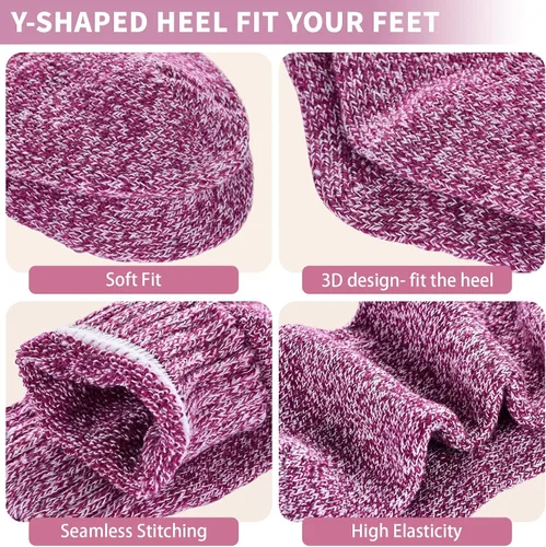 Miniatura 5 de Wool Socks for Women - Womens Wool Socks Winter Socks for men Warm Thick Knit Wool Soft Vintage Casual Crew Socks