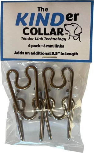 Miniatura 4 de Paquete de 4 eslabones de collar de acero inoxidable mediano a grande (0.118 in)