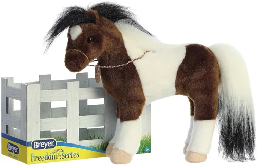 Miniatura 7 de Aurora Exquisito animal de peluche Breyer Showstoppers Paint Horse - Detalles realistas para juegos imaginativos - Perfecto para niños, adultos