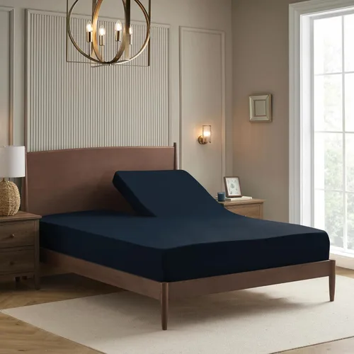 Miniatura 52 de Juego de sábanas de 1800 hilos – Sábanas de microfibra cepillada suave de calidad egipcia – Juego de ropa de cama de lujo con sábana encimera