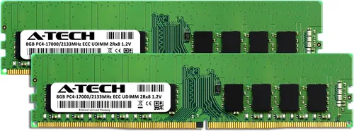 Miniatura 2 de A-Tech Kit de 16 GB (2 x 8 GB) RAM para Supermicro Super X11SCA-W, X11SCL-F, X11SSA-F, X11SSE-F, X11SSW-TF, X11SSZ-QF DDR4 2133MHz PC4-17000 ECC