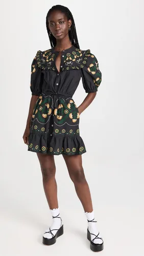 Miniatura 5 de Sea Vestido de manga abombada con estampado Perle para mujer