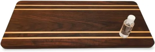 Miniatura 10 de Salvamanteles de madera hechos a mano, posavasos para café, almohadilla caliente, soporte para ollas (remache de 6 x 6 pulgadas)