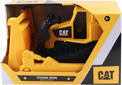 Miniatura 6 de CAT Juguetes de construcción, Juguete de construcción Bulldozer de 15", Edades 2+, Plástico resistente, No requiere baterías, Serie Tough Rigs