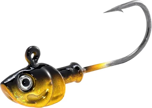 Miniatura 11 de Dr.Fish Paquete de 10 Cabezas de Jig para Swimbait, Cabezas de Jig de Pesca en Agua Salada Ojos 3D Anzuelos de Acero de Alto Carbono Señuelos de Rojo