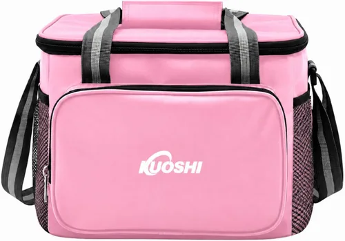 Miniatura 11 de Lonchera térmica aislada de 14 litros para hombres y mujeres, bolsa refrigeradora a prueba de fugas con forro de carcasa dura y bolsa tipo tote