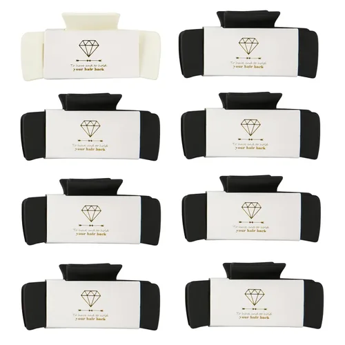 Miniatura 49 de 8 piezas de regalos de propuesta para dama de honor, juego de 8 pinzas de cabello de 10.4 cm cuadrados para despedida de soltera, ideas de regalo