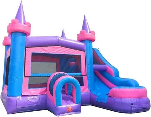 TentandTable Tobogán acuático inflable para niños de 5 a 12 años, castillo animoso de grado comercial para adultos, casa de salto, incluye soplador