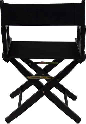 Miniatura 4 de American Trails Silla de director extra ancha de 18.0 in, marco negro con lona negra premium