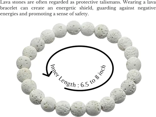 Miniatura 712 de Amazing Gemstone Pulsera de cristal para mujeres y hombres, pulsera de cristal curativo de protección, pulsera elástica con cuentas de piedras