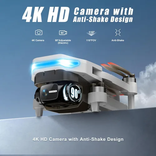 Miniatura 3 de Oddire - Drones con cámara para adultos 4K, GPS con retorno automático, vuelo de puntos de referencia, vuelo en órbita, seguimiento GPS, control por