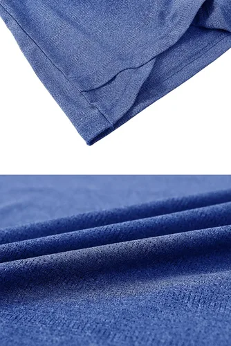 Miniatura 7 de YSENTO Camisas polo de golf Dry Fit para mujer, manga corta, cuello en V, sin cuello, ropa