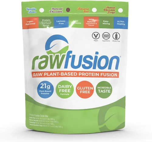 Miniatura 9 de San Nutrition rawfusion Plantas Proteínas en Polvo, natural Chocolate, 1 libra, SAN1041/100/102, 1, 1
