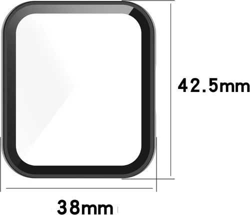Miniatura 4 de [Paquete de 6] Funda Senter con protector de pantalla de vidrio templado integrado para reloj inteligente Redmi Watch 2 Lite, funda rígida