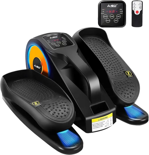 Miniatura 9 de Under Desk Elliptical Machine, Leg Exerciser for Seniors Adults, Adjustable Speeds Elliptical Trainer with Remote, Quiet & Portable Mini Seated