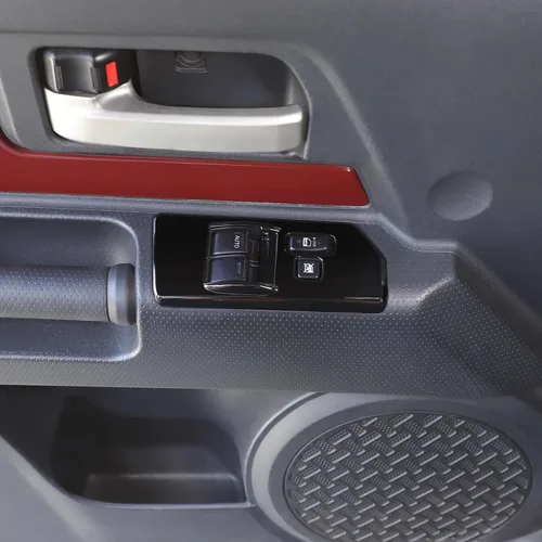 Miniatura 9 de Aunginsy Cubierta de panel de botón de elevación de vidrio para ventana de puerta, compatible con Toyota FJ Cruiser 2007-2021 para el reposabrazos