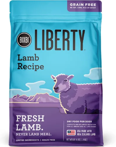 Miniatura 16 de BIXBI Liberty - Alimento seco para perros sin granos, receta de cordero, 11 libras, carne fresca, sin harina de carne, sin rellenos para una fácil