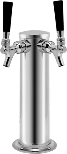 Miniatura 5 de Bull Outdoor Products Kegerator con clasificación para exteriores - Refrigerador de cerveza de un solo grifo de acero inoxidable 304 con control
