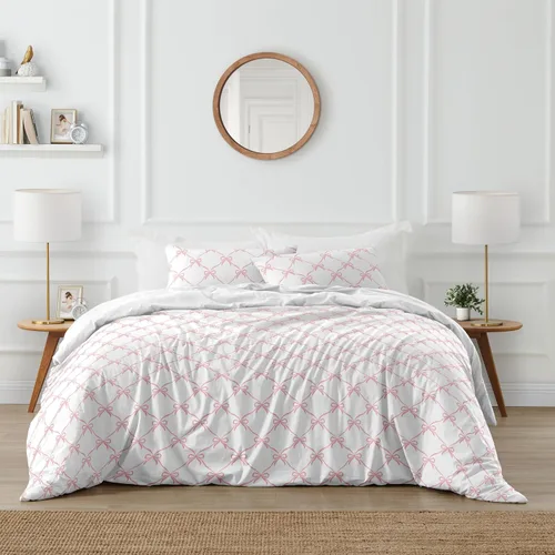 Miniatura 17 de Sweet Jojo Designs Juego de edredón individual de 2 piezas (flores de ciervos del bosque) para niñas, niños, ropa de cama para niños, cama en una