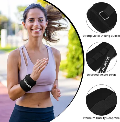 Miniatura 4 de Pesas de tobillo de 1/2/3/4/6/8/10 libras, 1 par de pesas de muñeca y pierna para mujeres y hombres, fuerza pesada para caminar, correr, trotar