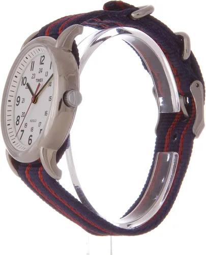 Miniatura 8 de Timex Reloj unisex Weekender de 1496in Negro Weekender Slip Through - Reloj de correa de nailon