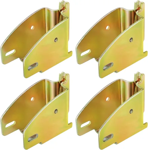 Miniatura 9 de Eapele 4 accesorios de enchufe de extremo de viga de madera E-Track, acero recubierto de zinc, compatible con 2x4 2x6, añade barras de bloqueo