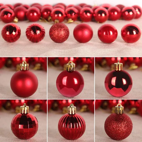 Miniatura 114 de Bolas de Navidad Grandes de 3.2" en Azul Bebé - Adornos para Árbol de Navidad, Bolas Colgantes Inastillables para Cumpleaños, Halloween, Boda
