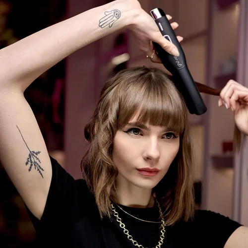 Miniatura 10 de ghd Estilizador desenchufado: plancha plana inalámbrica de 1 pulgada Negro