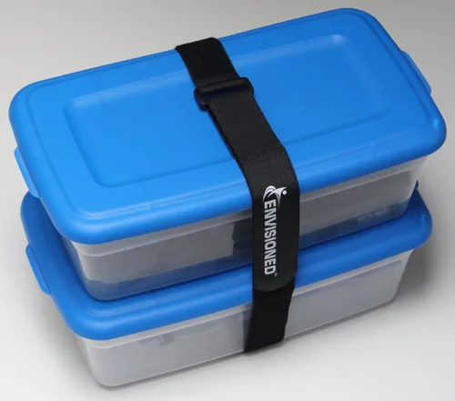 Miniatura 5 de Correas elásticas reutilizables de 2 x 20 pulgadas, paquete de 6 correas de sujeción multiusos de calidad con gancho y bucle