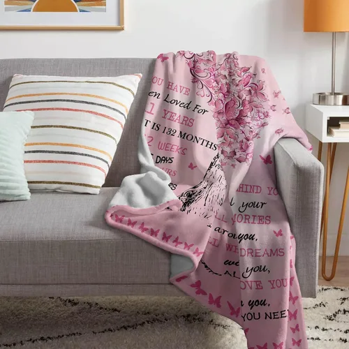 Miniatura 4 de Ideas de Regalos de Cumpleaños para Niñas de 11 Años - Decoraciones de Regalos de 11º Cumpleaños para Niñas - Regalos para Niñas de 11 Años Manta