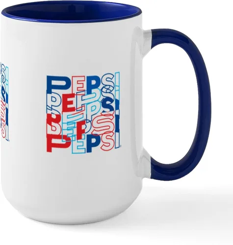 Miniatura 22 de CafePress Pepsi - Taza de café de cerámica (15.0 fl oz)