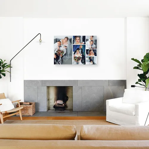 Miniatura 3 de CXHOSTENT Impresiones en lienzo personalizadas con tus fotos, imágenes de lienzo personalizadas, lienzo personalizado, arte de pared, marco