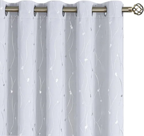 Miniatura 56 de BGment Cortinas cortas de oscurecimiento de habitación de 45 pulgadas de largo para ventanas pequeñas, cortinas con aislamiento térmico con ojales