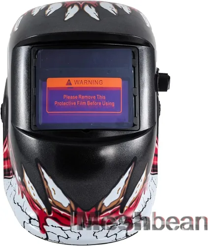 Miniatura 2 de iMeshbean® Pro Cool Solar Power - Casco de soldadura con oscurecimiento automático con función de molienda y 2 cubiertas de lente extra Arc Tig Mig