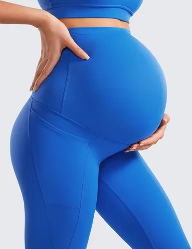 Miniatura 5 de CRZ YOGA Butterluxe - Leggings de maternidad con bolsillos para mujer de 25 pulgadas, pantalones de entrenamiento para yoga, embarazo, suaves como