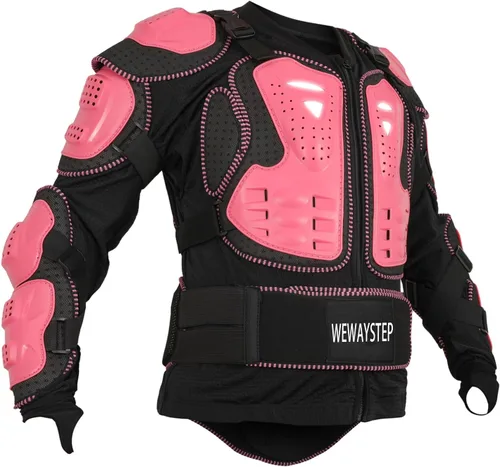 Miniatura 8 de Chaqueta protectora para motocicleta, armadura de cuerpo completo, protección para pecho y columna vertebral, equipo para bicicleta de tierra