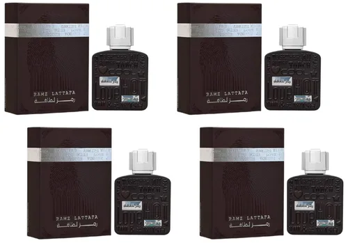 Miniatura 6 de Lattafa Perfumes Ramz Silver Eau De Parfum Spray para Unisex, 3.4 onzas