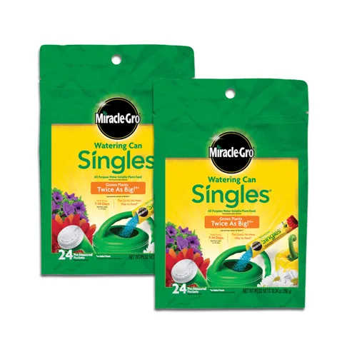 Miracle-Gro Regadera individual multiusos soluble en agua, fertilizante para flores, verduras, plantas de interior, árboles, plantas de interior y