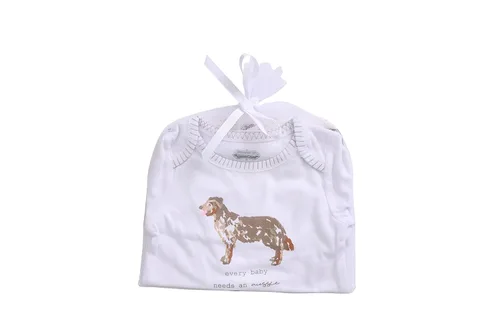 Miniatura 2 de Mud Pie Babero y oruga con estampado de perro Bulldog, Aussie