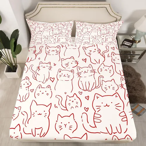 Miniatura 23 de Erosebridal Sábana bajera ajustable de moda de los años 90, tamaño individual para niños, adolescentes y adultos, sábanas de cama con cinta de radio