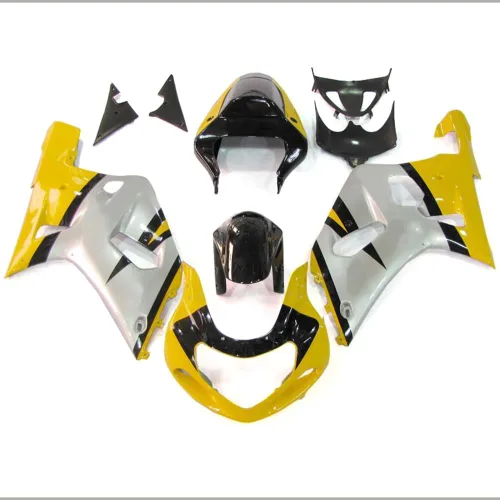 Miniatura 150 de Kit de carenado de inyección azul, negro y blanco para Suzuki GSXR600 GSX750 2006 2007 GSXR 600 GSX-R750 06 07 ABS Carenado de plástico completo