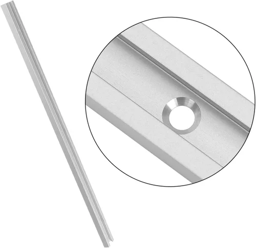 Miniatura 5 de Fafeicy Plantilla de pista de inglete de aleación de aluminio anodizado con ranura en T para plantillas, accesorios para trineos, mesas de enrutador