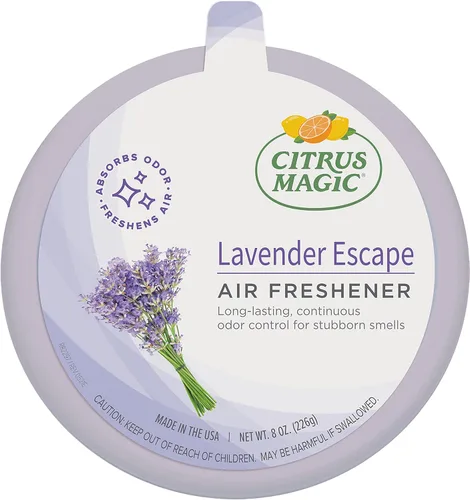 Miniatura 13 de Citrus Magic - Ambientador sólido que absorbe olores, lino puro, 8 onzas, paquete de 6