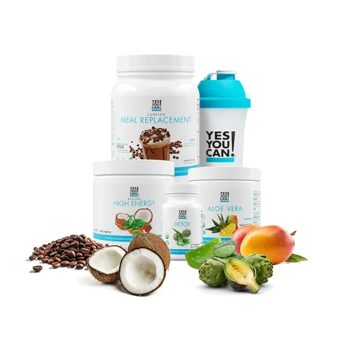 Miniatura 11 de Yes You Can! Kit Detox Plus (galletas y crema de reemplazo de carne, hibisco de aloe vera) - Polvo completo de reemplazo de comidas, refuerzo