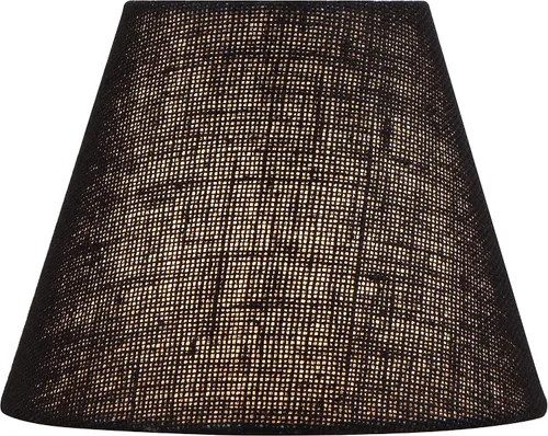 Miniatura 2 de Aspen Creative 56019, Empire Uno - Pantalla de lámpara en negro, 5 pulgadas superior x 9 pulgadas inferior x 7 pulgadas de altura inclinada