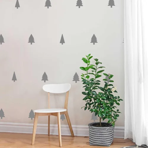Miniatura 4 de Mini – Juego de pines para Mini árbol de pino beso Cut Calcomanía de Leaf by chromantics