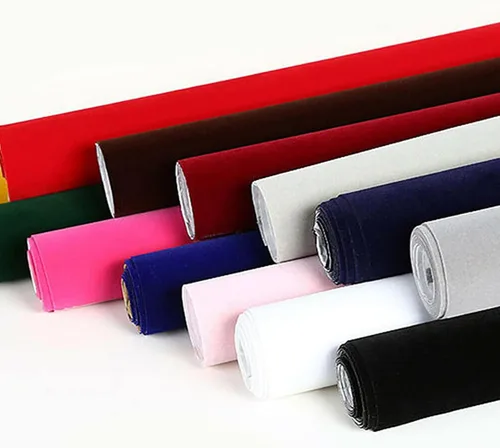 Miniatura 3 de Queenbox Tela de terciopelo adhesiva de 7.8 x 57 pulgadas para caja de joyería, parche de franela sólido adhesivo en la parte trasera multiusos