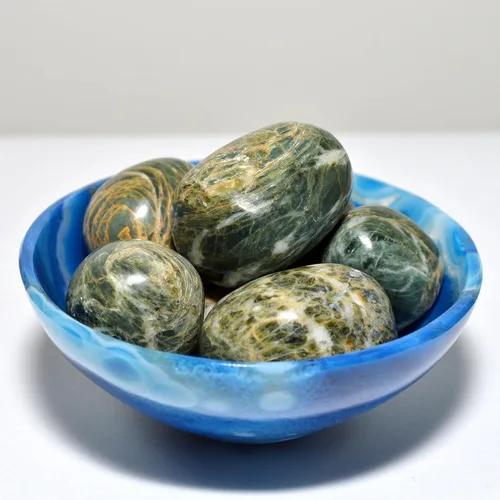 Miniatura 19 de Piedras pulidas de sodalita azul natural, piedras preciosas pulidas de cristal de cuarzo mineral Cabujones espumosos de África del Sur, 5