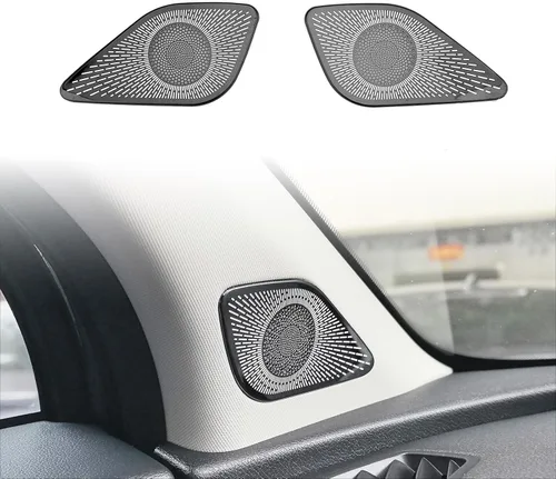Miniatura 3 de YOUTOOCAR Cubiertas de aleación para altavoces de puerta de automóvil, cubiertas de altavoz de audio para tweeter, compatible con accesorios Kia